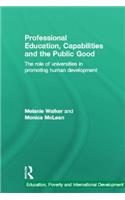 Professional Education, Capabilities and the Public Good