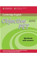 Cambridge Objective Pet Workbook with Answers