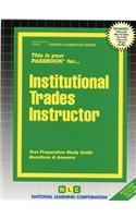 Institutional Trades Instructor