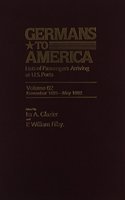 Germans to America, Nov. 2, 1891-May 31, 1892: Lists of Passengers Arriving at U.S. Ports