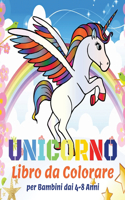 Unicorno Libro da Colorare per Bambini dai 4-8 Anni