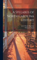 Syllabus of North Carolina History