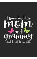 I Have Two Titles Mom And Grammy And I Rock Them Both: Funny Two Titles Mom Grandma Notebook, Best Grandmother Ever Journal, Memory Keepsake Book