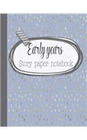 Early years story paper notebook