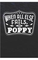 When All Else Fails Ask Poppy