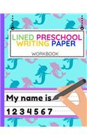 Lined Preschool Writing Paper