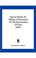 Speech Of John W. Tibbatts, Of Kentucky