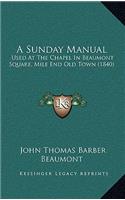 A Sunday Manual