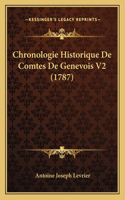 Chronologie Historique De Comtes De Genevois V2 (1787)