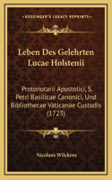 Leben Des Gelehrten Lucae Holstenii