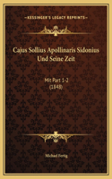 Cajus Sollius Apollinaris Sidonius Und Seine Zeit