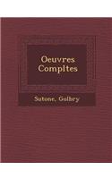 Oeuvres Completes