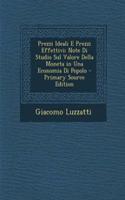 Prezzi Ideali E Prezzi Effettivi