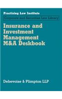 Insurance and Investment Management M&A Deskbook