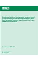 Distribution, Health, and Development of Larval and Juvenile Lost River and Shortnose Suckers in the Williamson River Delta Restoration Project and Upper Klamath Lake, Oregon: 2008 Annual Data Summary