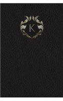 Monogram "K" Any Day Planner Journal