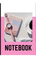 Notebook: Notepad - Journal - Logbook - Notes - 100 lined pages - students - business - organizer - planner - planning - textbook - agenda - newspaper book - 