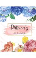 Patrica's Planner: Monthly Planner 3 Years January - December 2020-2022 - Monthly View - Calendar Views Floral Cover - Sunday start