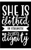 She is Clothed in Strength and Dignity