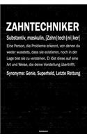 Zahntechniker Notizbuch