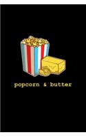 Cute Popcorn And Butter Perfect Corn Snack Drinks