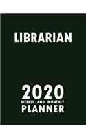 Librarian 2020 Weekly and Monthly Planner