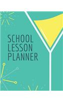 School Lesson Planner: TEACHER JOURNAL/ORGANIZER INFO SHEET School Lesson Planner Teacher Record Book Teacher Notebooks and Journals Academic notebooks