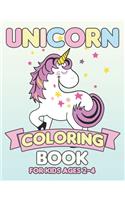 Unicorn Coloring Book for Kids Ages 2-4: Unique Unicorns Design for Preschool Kindergarten Students