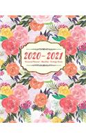 2020-2021 Personal Planner - Monthly - Vintage Roses