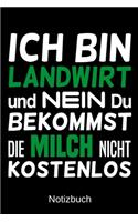 Ich bin Landwirt und nein du bekommst die Milch nicht kostenlos