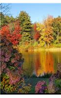 Fall Colors Autumn Lake Reflection 2020 Weekly Planner 134 Pages
