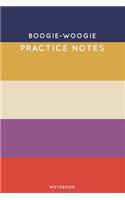 Boogie-woogie Practice Notes: Cute Stripped Autumn Themed Dancing Notebook for Serious Dance Lovers - 6"x9" 100 Pages Journal