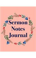 Sermon Notes Journal: An Inspirational Worship Notebook