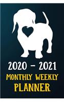 2020 2021 Monthly Weekly Planner
