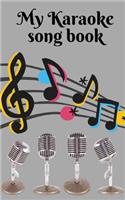 My Karaoke song book