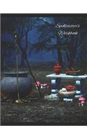 Spellcaster's Workbook: Witchs' Spell Paper Composition Book. a Grimoire for New Age Magick Practitioners