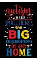 Autism Where Small Things Are Big Celebrations in Our Home