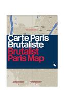 Brutalist Paris Map