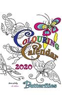 Colouring Calendar 2020 Butterflies (UK Edition)