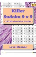 Killer Sudoku 9 X 9 - 250 Windowdoku Puzzles - Level Bronze