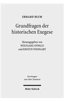 Grundfragen Der Historischen Exegese