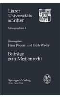 Beitrage Zum Medienrecht