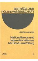 Nationalismus Und Internationalismus Bei Rosa Luxemburg