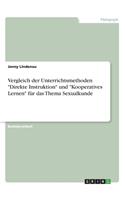 Vergleich der Unterrichtsmethoden "Direkte Instruktion" und "Kooperatives Lernen" für das Thema Sexualkunde