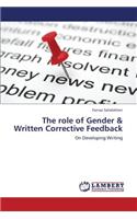 role of Gender & Written Corrective Feedback