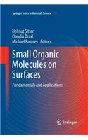 Small Organic Molecules on Surfaces