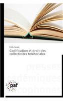 Codification Et Droit Des Collectivités Territoriales: (Omn.Pres.Franc.)