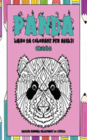 Libro da colorare per adulti - Disegni animali alleviare lo stress - Animale - Panda
