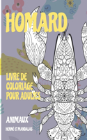 Livre de coloriage pour adultes - Henné et mandalas - Animaux - Homard