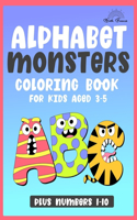 Alphabet Monsters Coloring Book